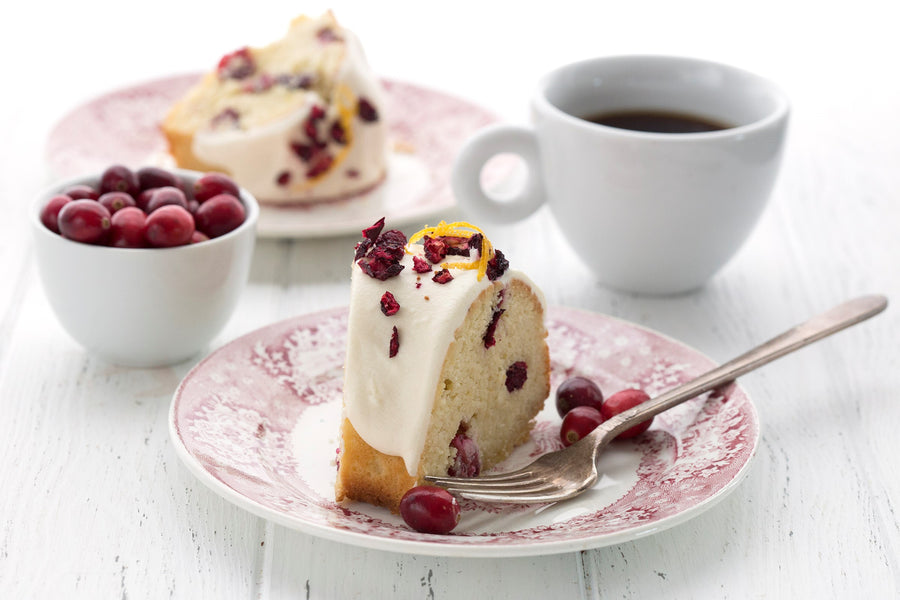 Gluten-Free Keto Cranberry Bliss Pound Cake