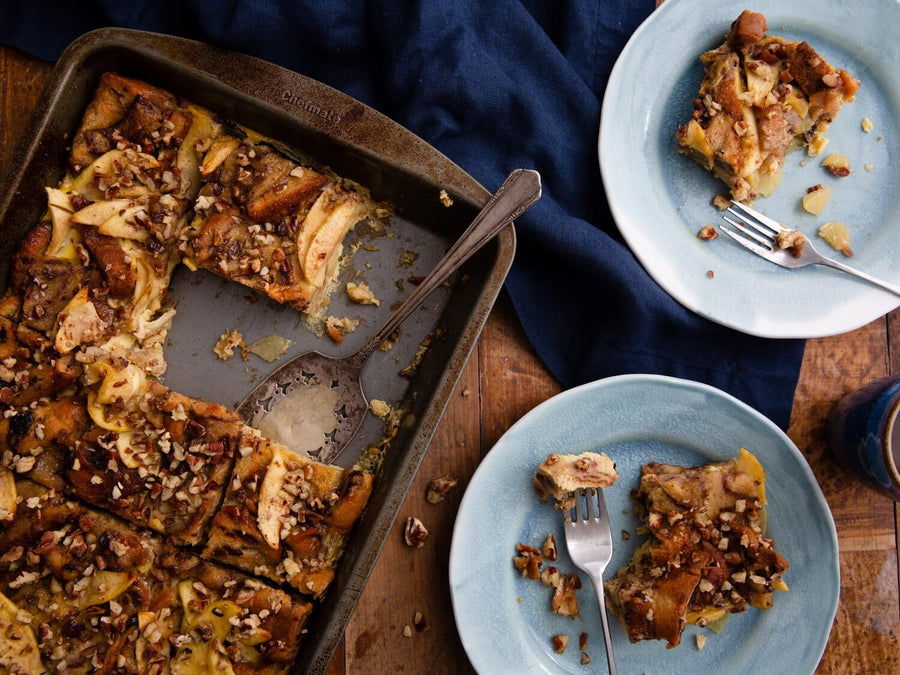 Apple Cinnamon Raisin French Toast Casserole