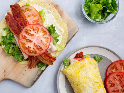 Keto Turkey Club Egg Wraps Recipe