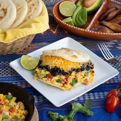 Arepas con Perico