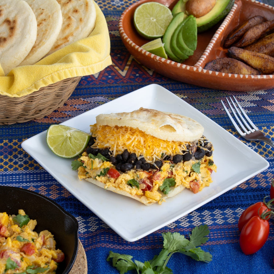 Arepas con Perico