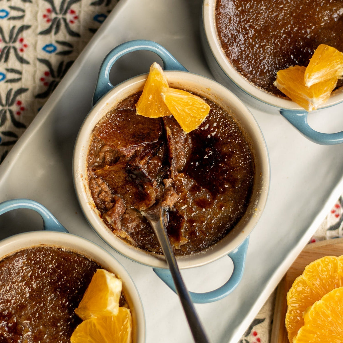 Orange Chocolate Crème Brûlée