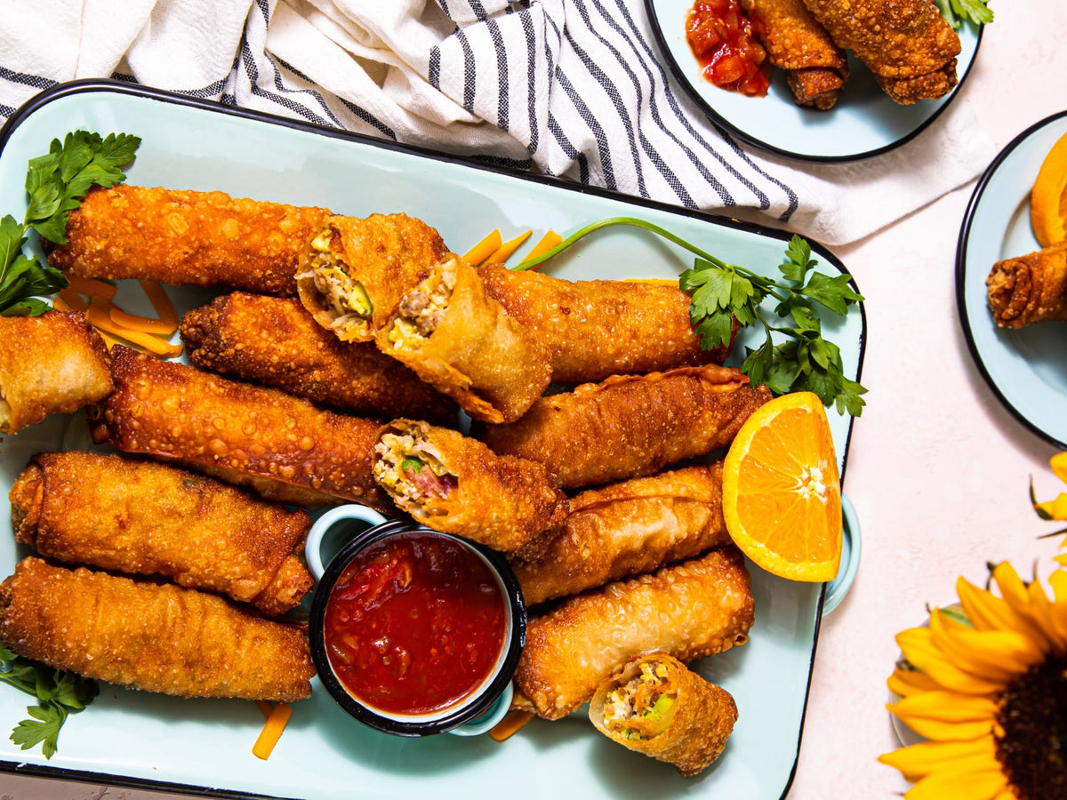 Loaded Breakfast Egg Rolls