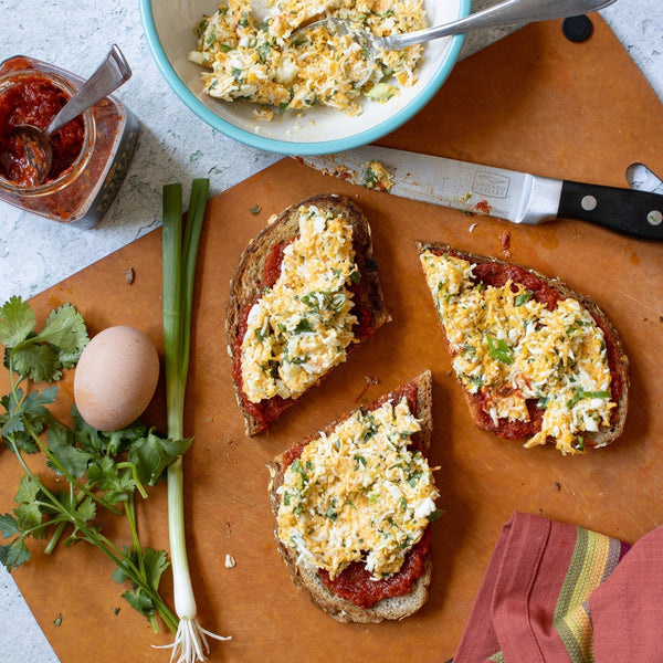 Egg and Cheese Toast with Pete & Gerry's Organic Pasture Raised Eggs