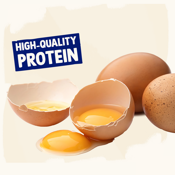 Every organic egg delivers high-quality, complete protein for your diet.