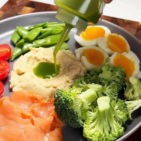 Healthy Breakfast Grazing Plate made with Pete & Gerry's Organic Pasture Raised Eggs.