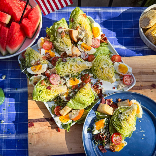 Jammy Egg Wedge Salad - Pete & Gerry's