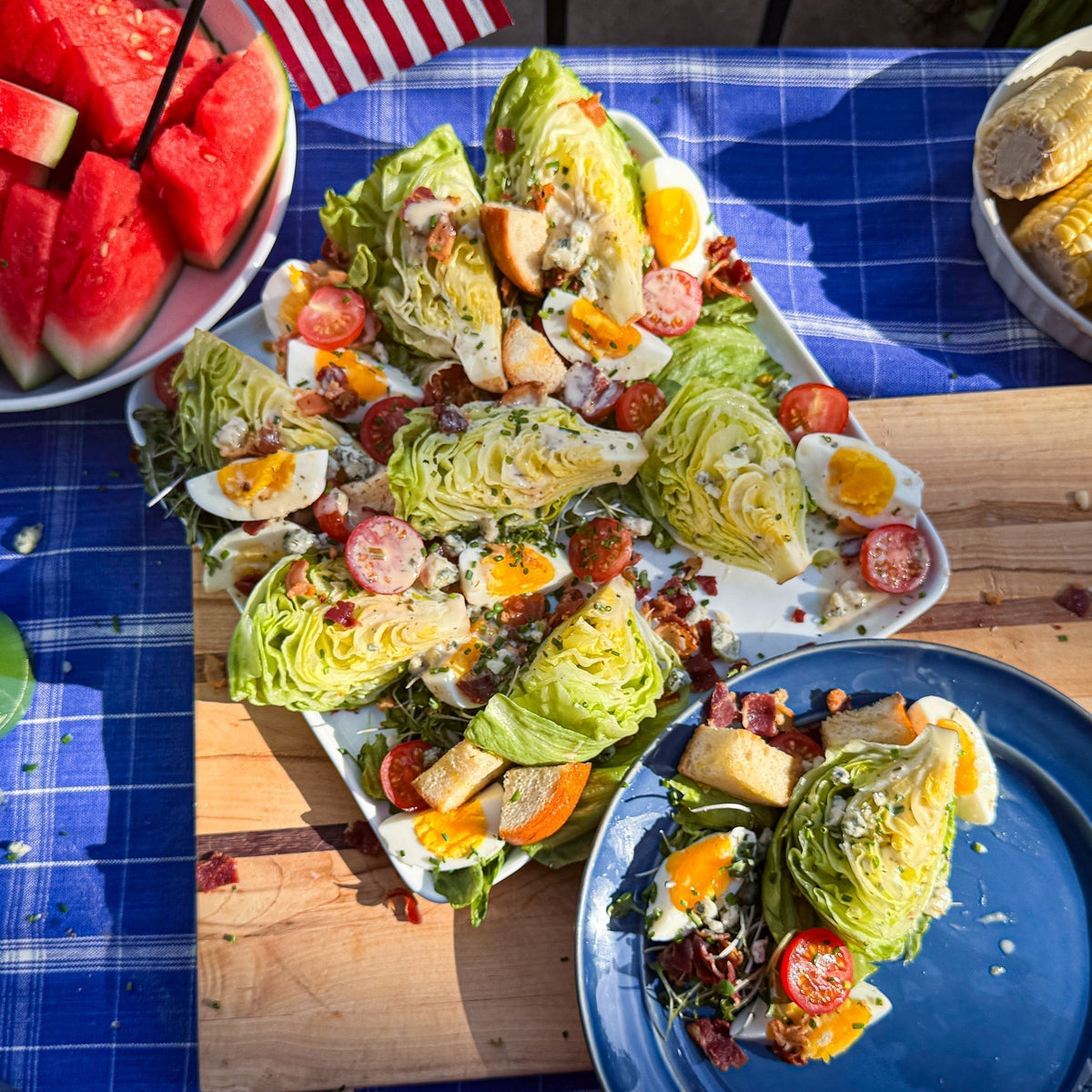 Jammy Egg Wedge Salad - Pete & Gerry's