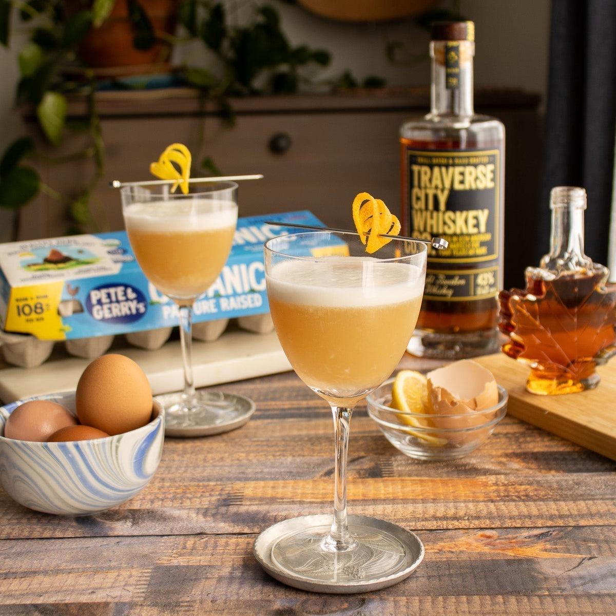Maple Bourbon Sour