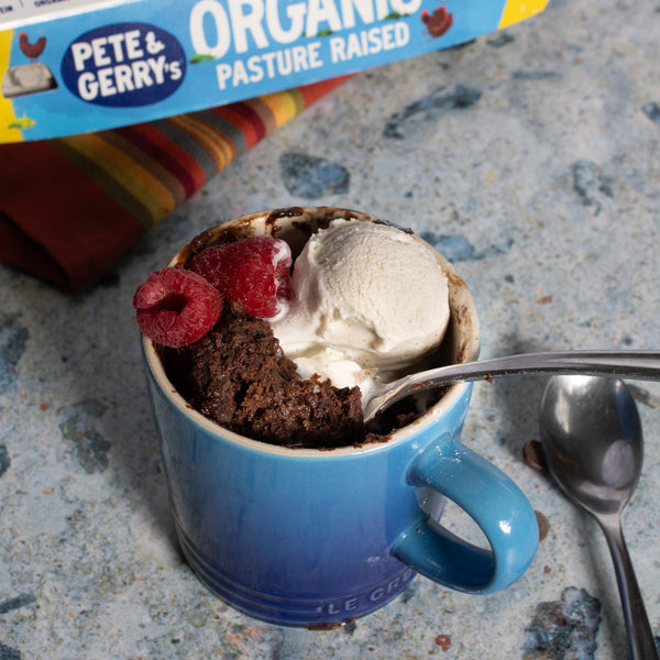 Pete & Gerry's Fudgy Mug Cake
