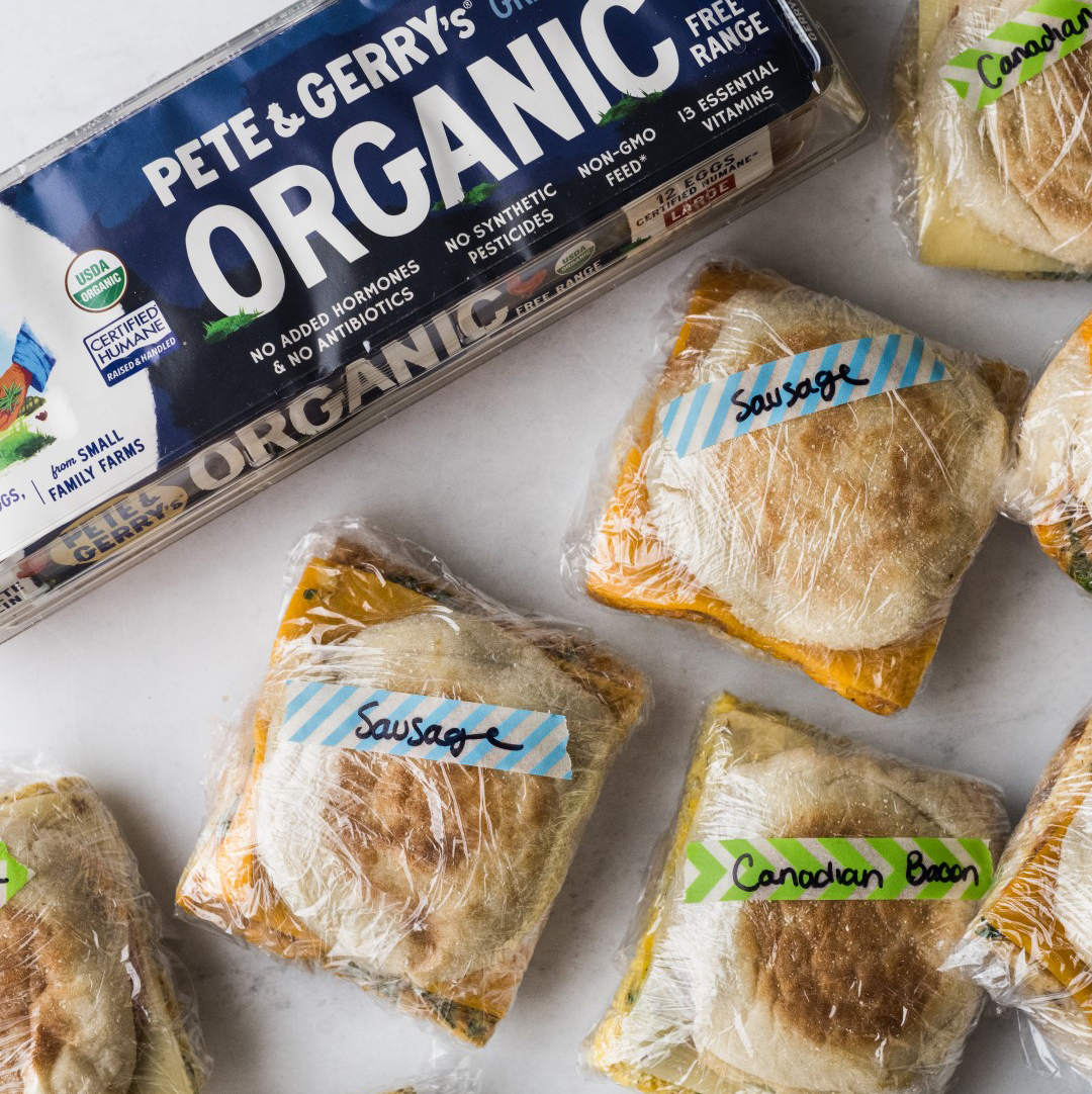 Pete & Gerry's Meal Prep - Freezer Breakfast Sandwiches