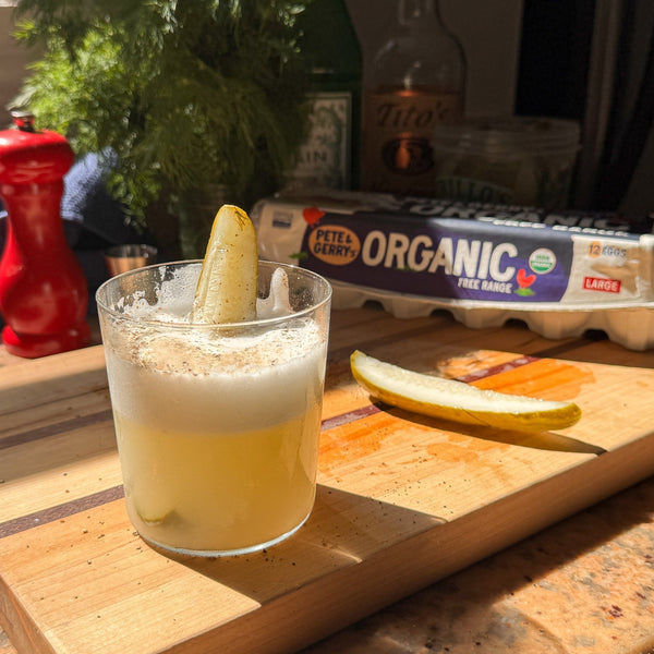 Pickle Sour with Pete & Gerry's Eggs