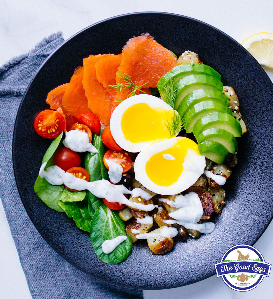Soft Boiled Egg and Smoked Salmon Breakfast Bowl Recipe