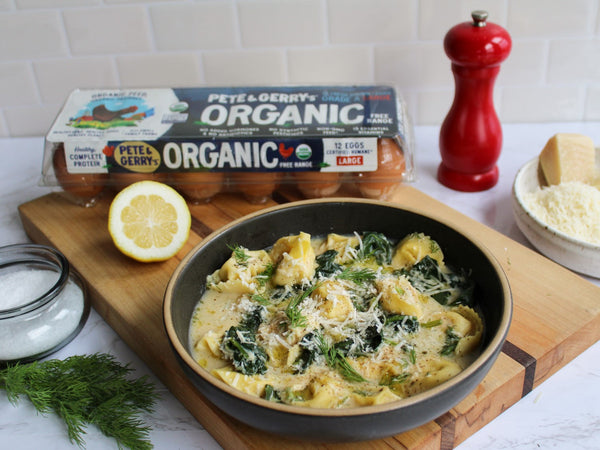 Lemon Dill Tortellini Soup