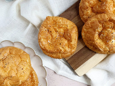 Garlic Parmesan Keto Cloud Bread