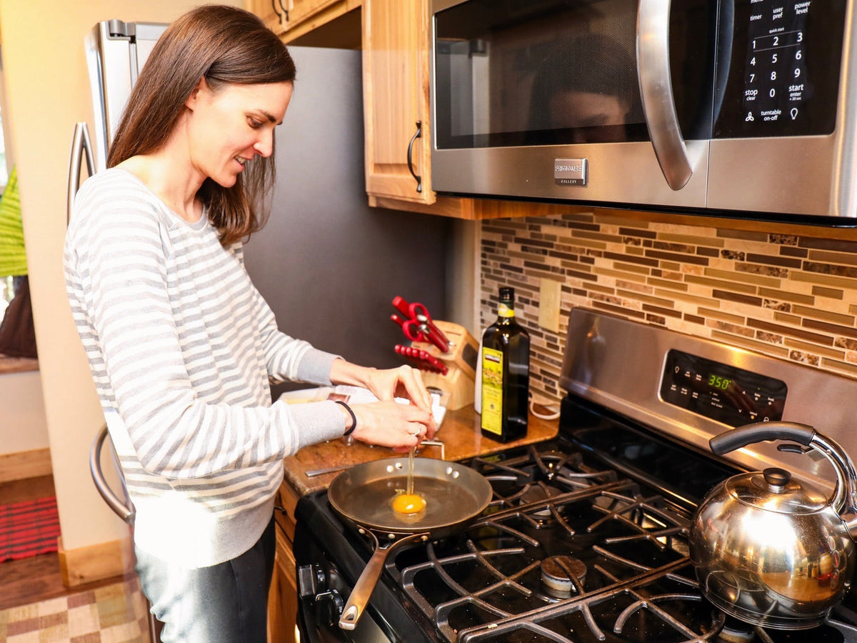 Olympic gold medalist Gwen Jorgensen making some of her favorite protein-packed egg recipes.