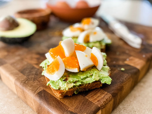 Avocado Toast With Jammy Eggs