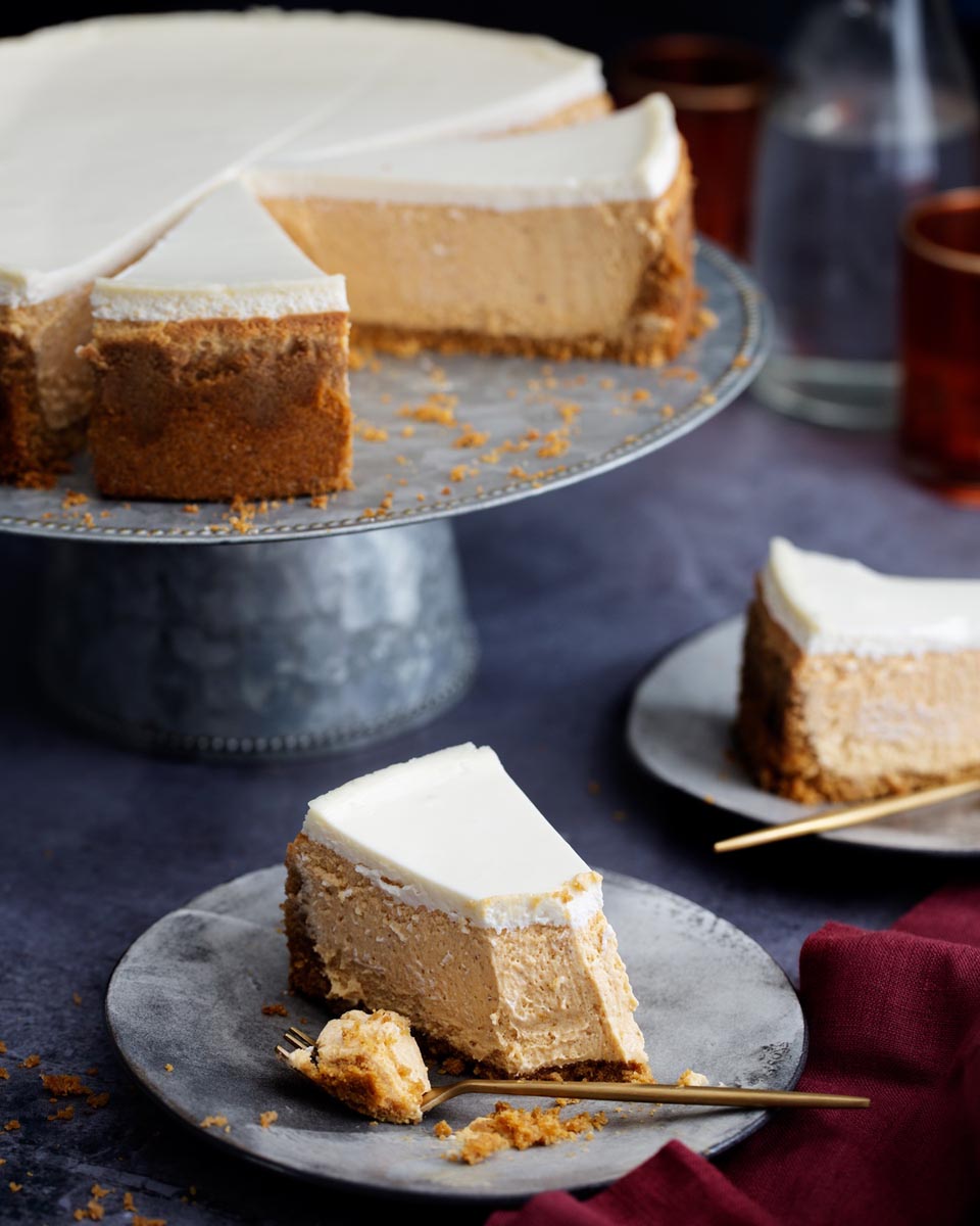 Pumpkin Cheesecake With Maple and Bourbon