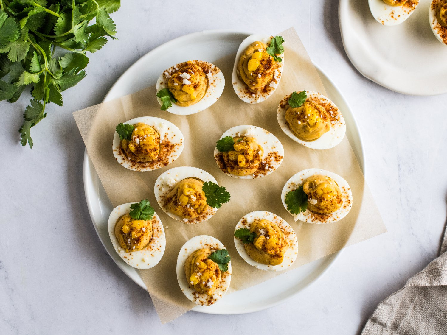 Mexican Street Corn Deviled Eggs — Pete & Gerry's
