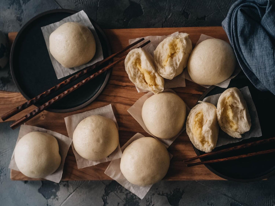 Steamed Custard Buns Recipe