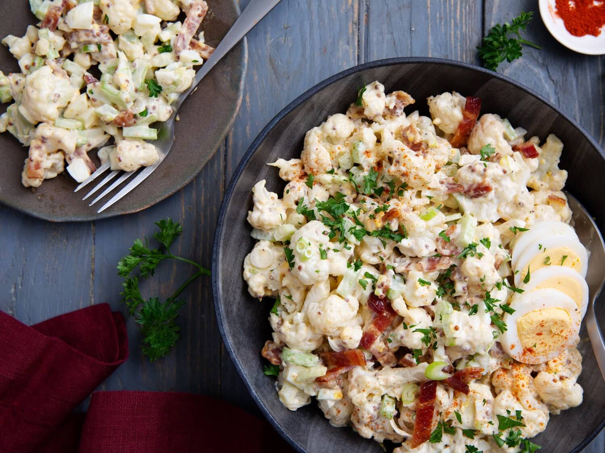 Keto Cauliflower Salad Recipe