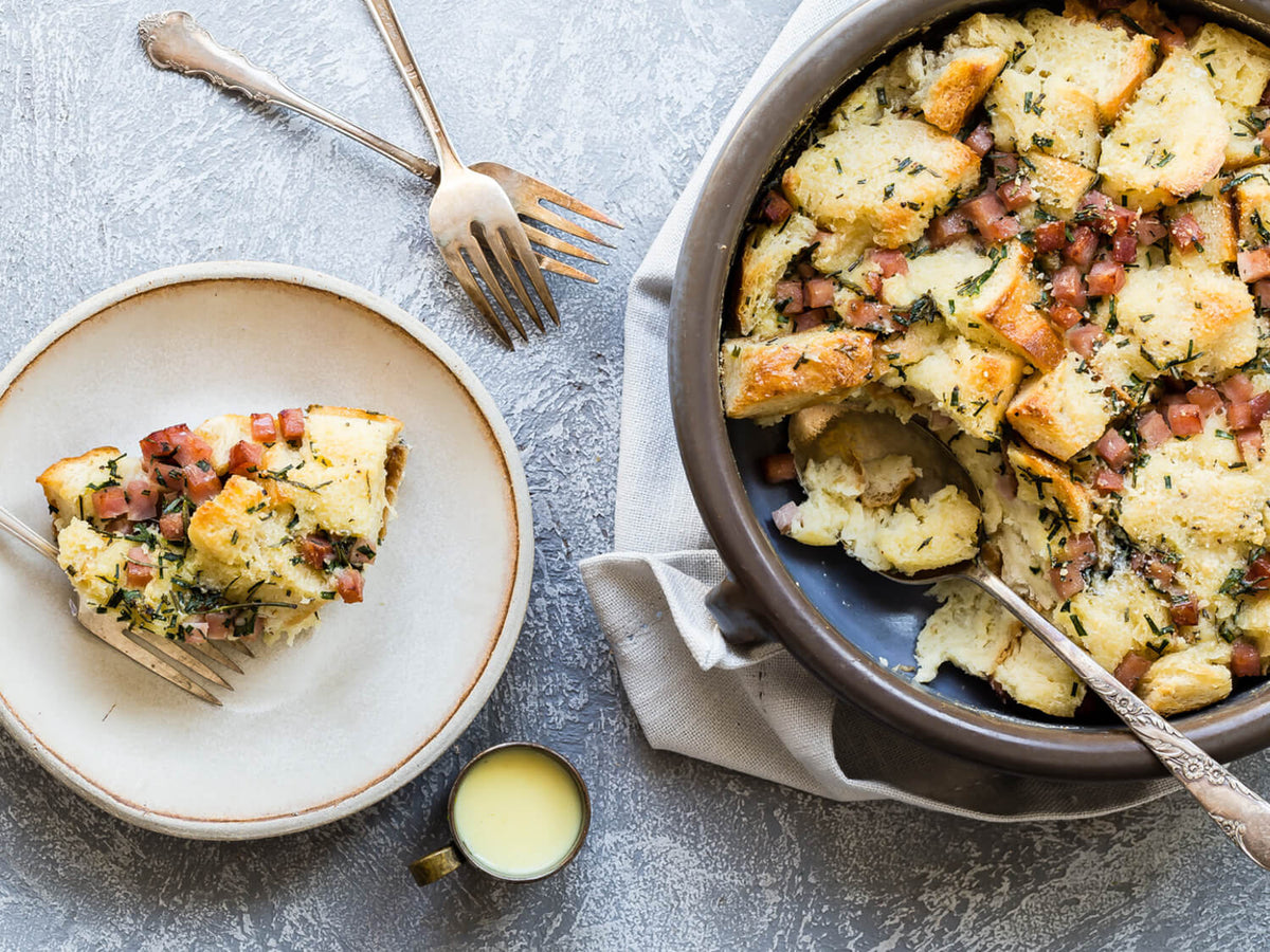 Eggs Benedict Bread Pudding