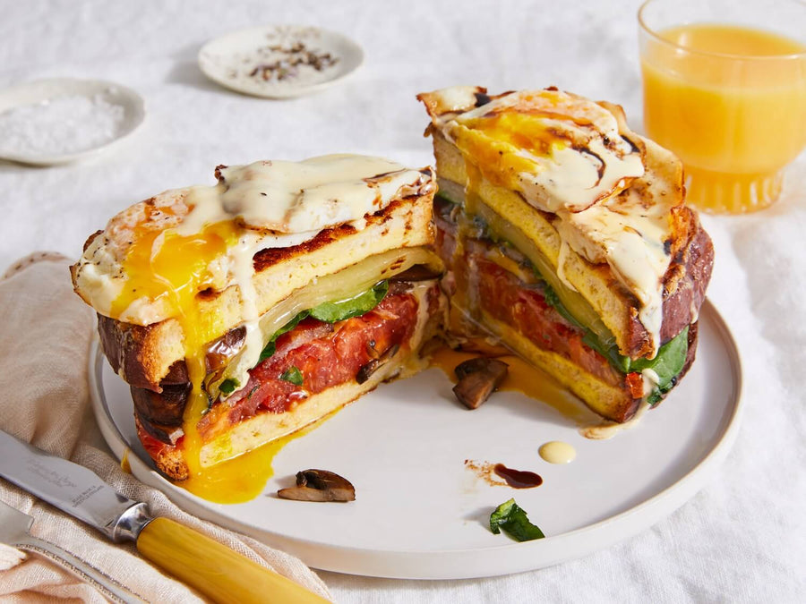 8-Layer Loaded Breakfast Sandwich Recipe