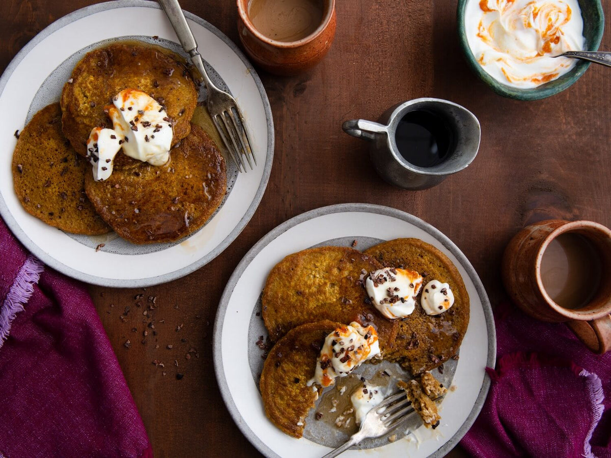 Gluten-Free Oatmeal Pumpkin Pancakes