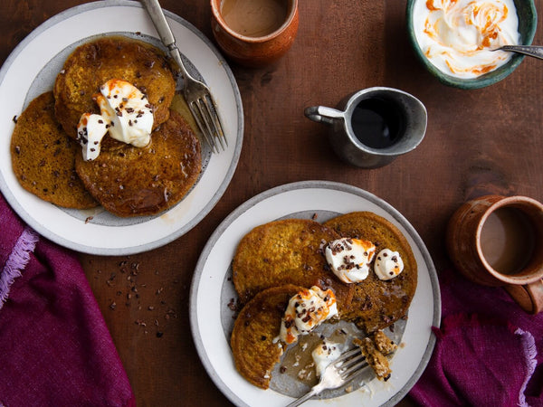 Gluten-Free Oatmeal Pumpkin Pancakes