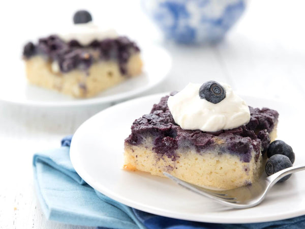 Keto Blueberry Upside-Down Cake Recipe