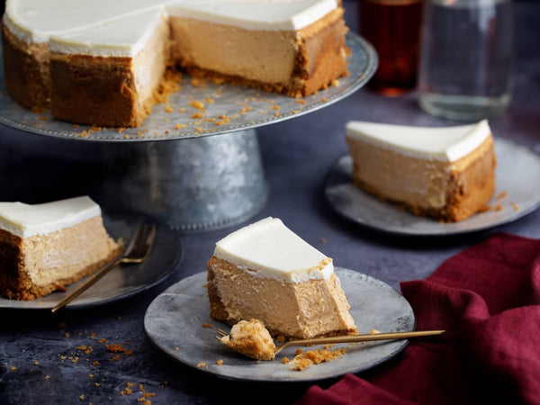 Pumpkin Cheesecake With Maple and Bourbon
