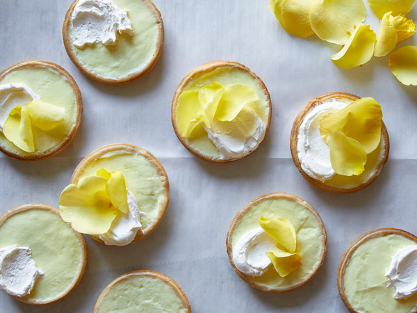 Creamy Meyer Lemon Curd Tarts