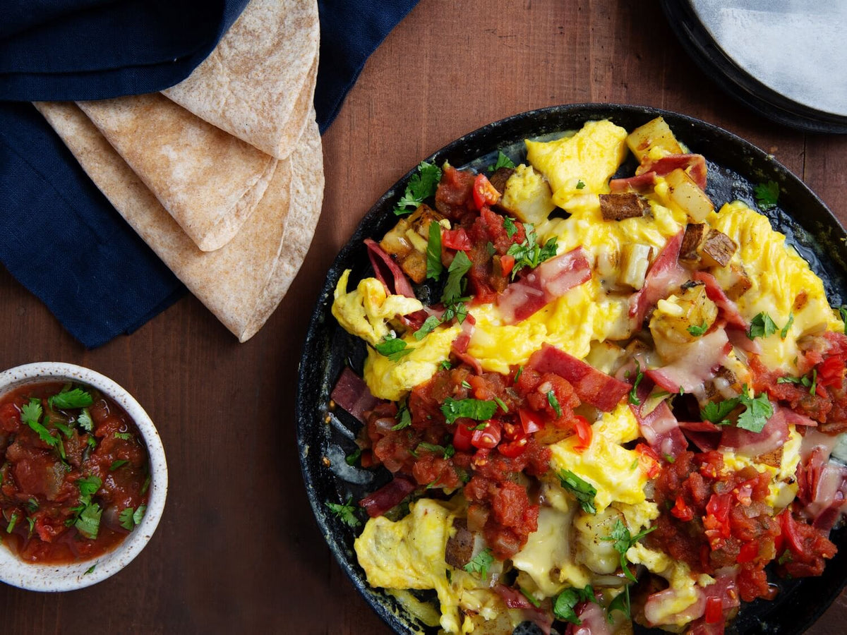 One Pan Texas-Style Egg and Potato Skillet