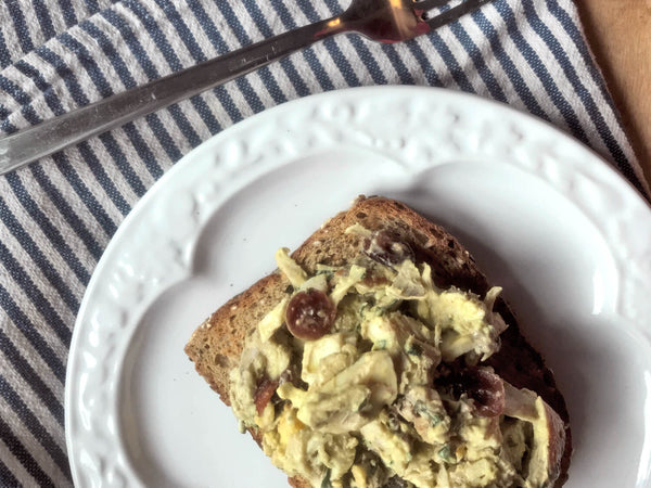 Open-Faced Leftover Thanksgiving Sandwich