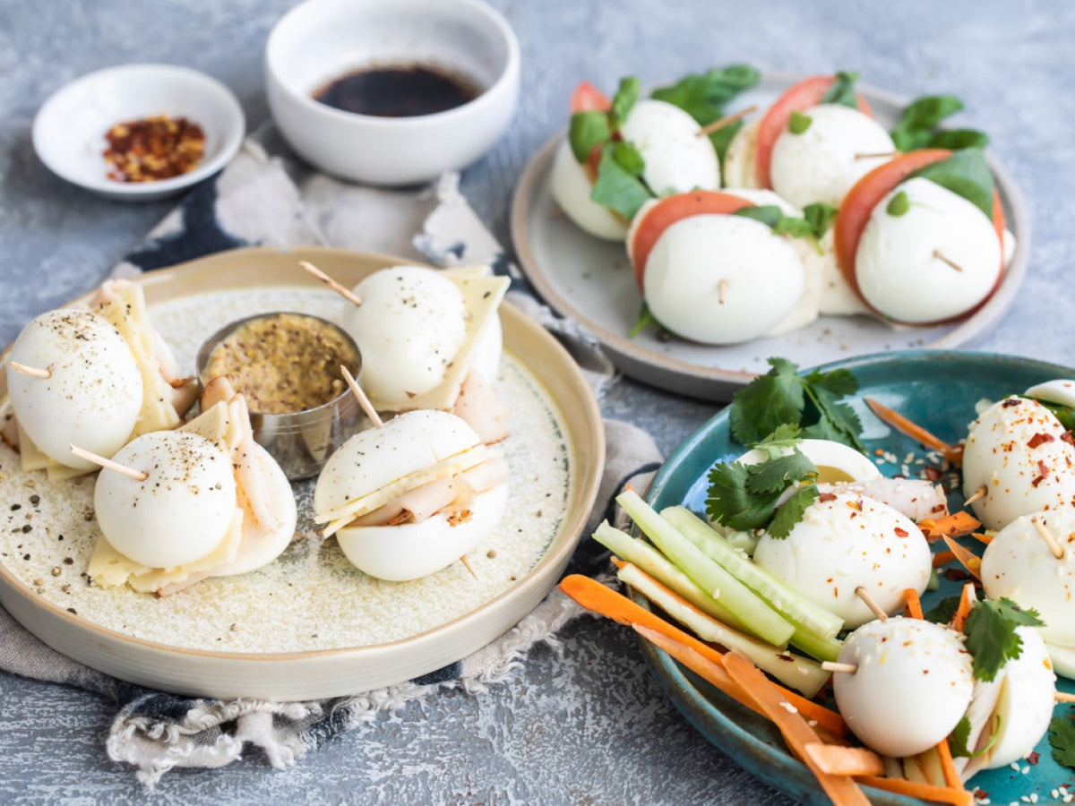 Hard-Boiled Eggwiches 3 Ways