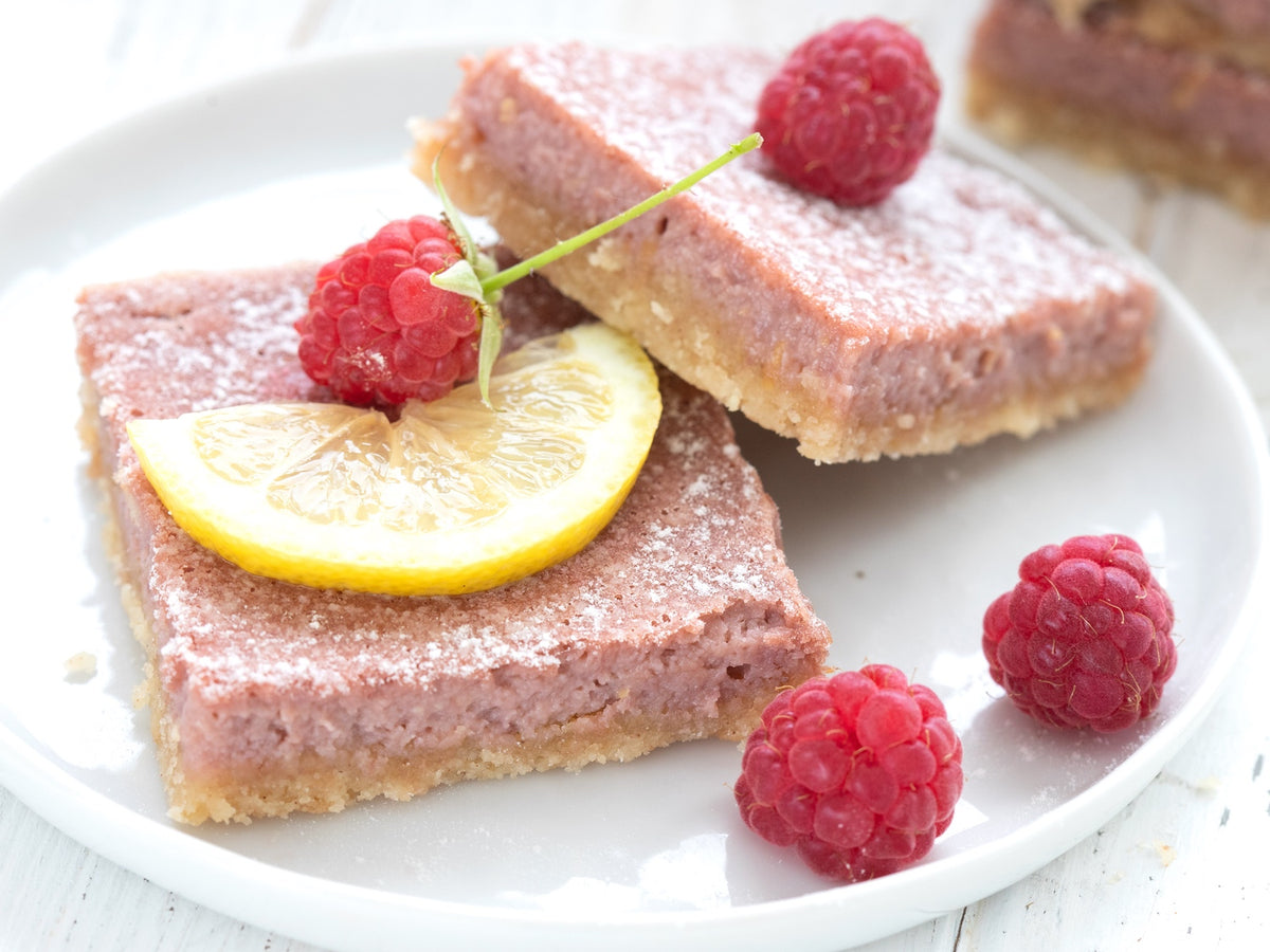 Keto Raspberry Lemonade Bars