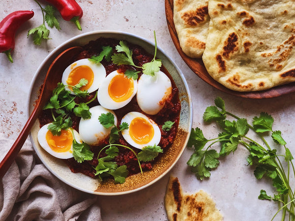 Jammy Eggs in Sambal