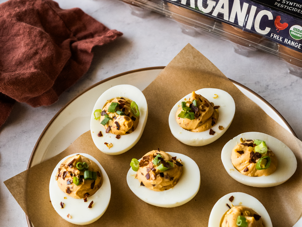 Spicy Chipotle Deviled Eggs