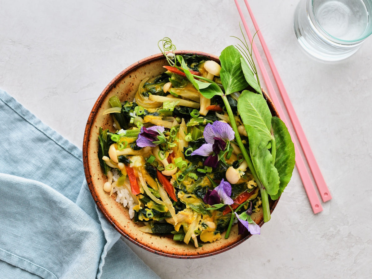 Spring Veggie Oyakodon