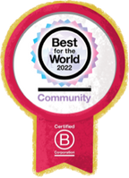 best for the world 2022 community certified b corp award pete & gerry's organic eggs