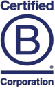 Navy Certified B Corporation logo