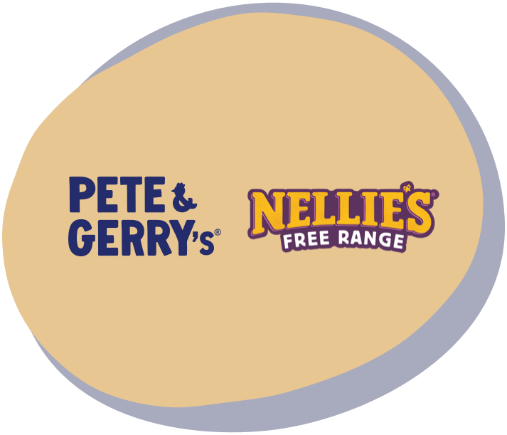 pete & gerry's logo nellie's free range logo 