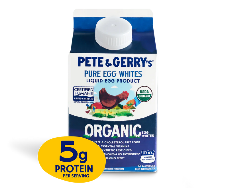Pete & Gerry's Organic Pure Egg Whites carton